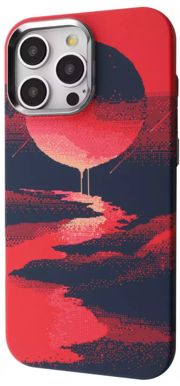 Чохол для смартфону Proove Pixel Case with Magnetic Ring iPhone 16 Pro red moon (PCPXIP16P0C2)