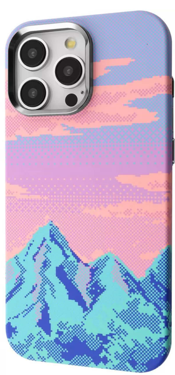 Чохол для смартфону Proove Pixel Case with Magnetic Ring iPhone 16 Pro pink sunset (PCPXIP16P0C4)