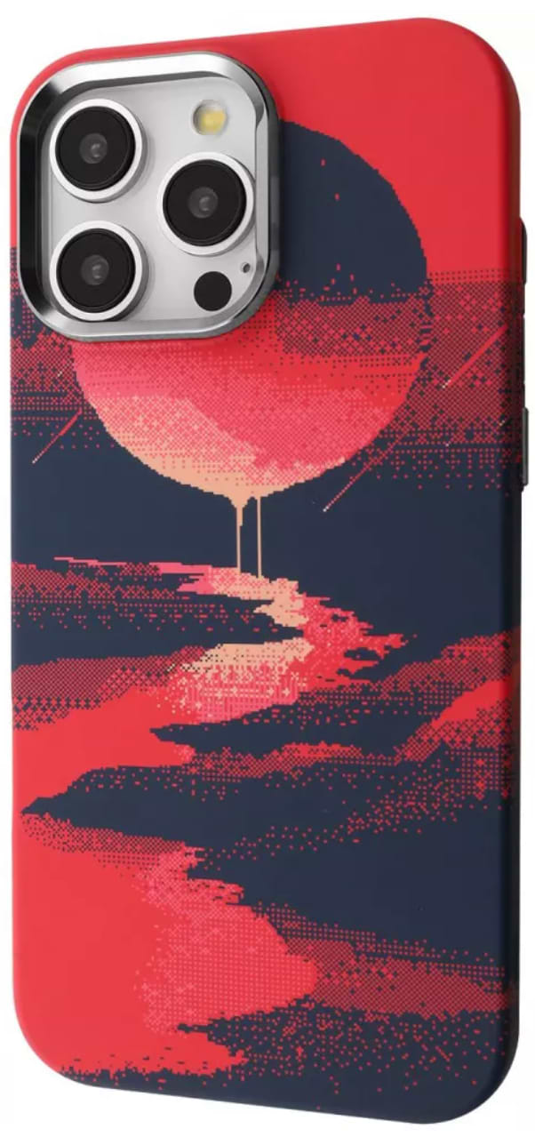 Чохол для смартфону Proove Pixel Case with Magnetic Ring iPhone 16 Pro Max red moon (PCPXIP16PMC2)