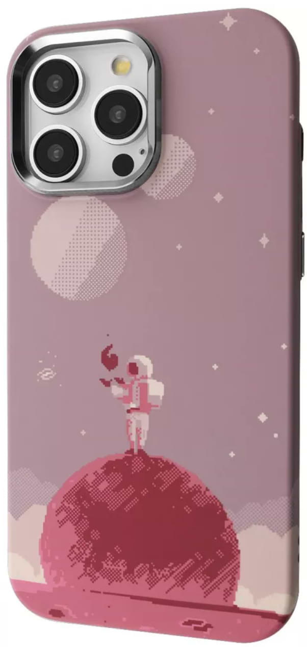 Чохол для смартфону Proove Pixel Case with Magnetic Ring iPhone 16 Pro astronaut (PCPXIP16P0C1)