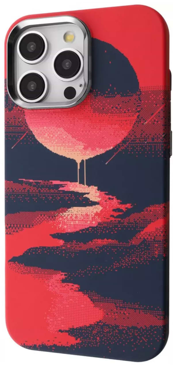 Чохол для смартфону Proove Pixel Case with Magnetic Ring iPhone 15 Pro Max red moon (PCPXIP15PMC2)