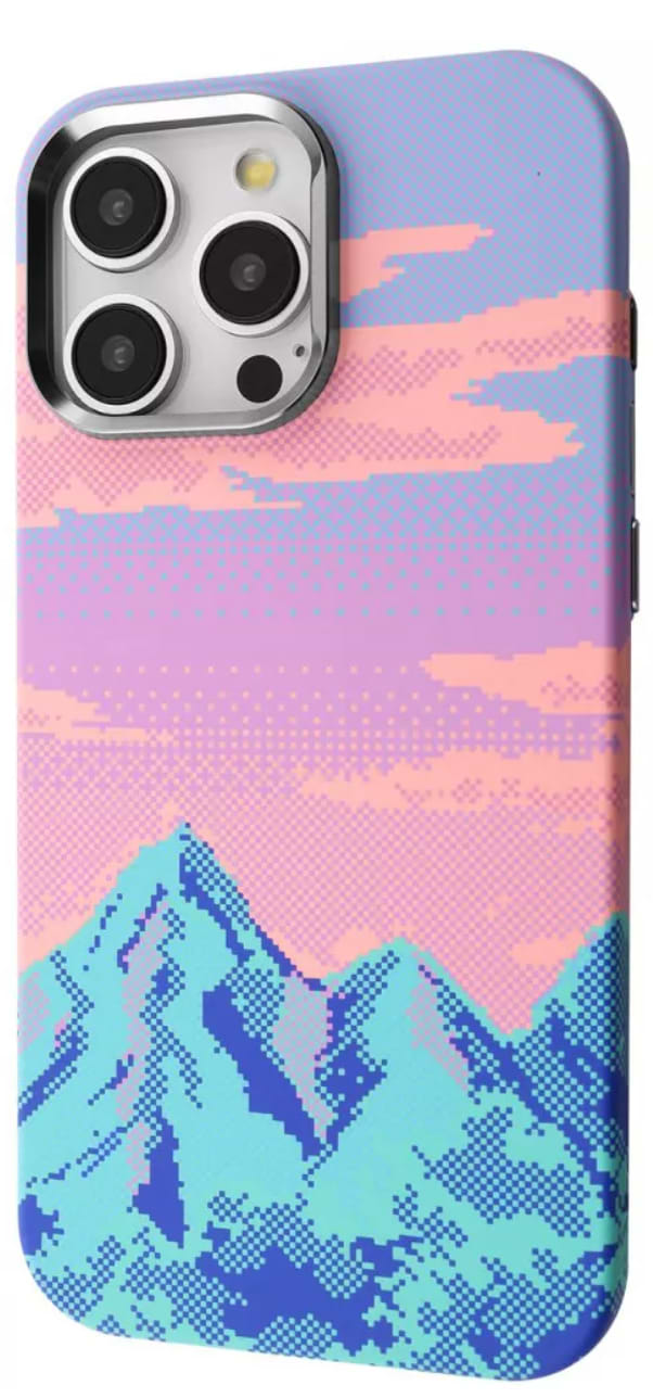 Чохол для смартфону Proove Pixel Case with Magnetic Ring iPhone 15 Pro Max pink sunset (PCPXIP15PMC4)