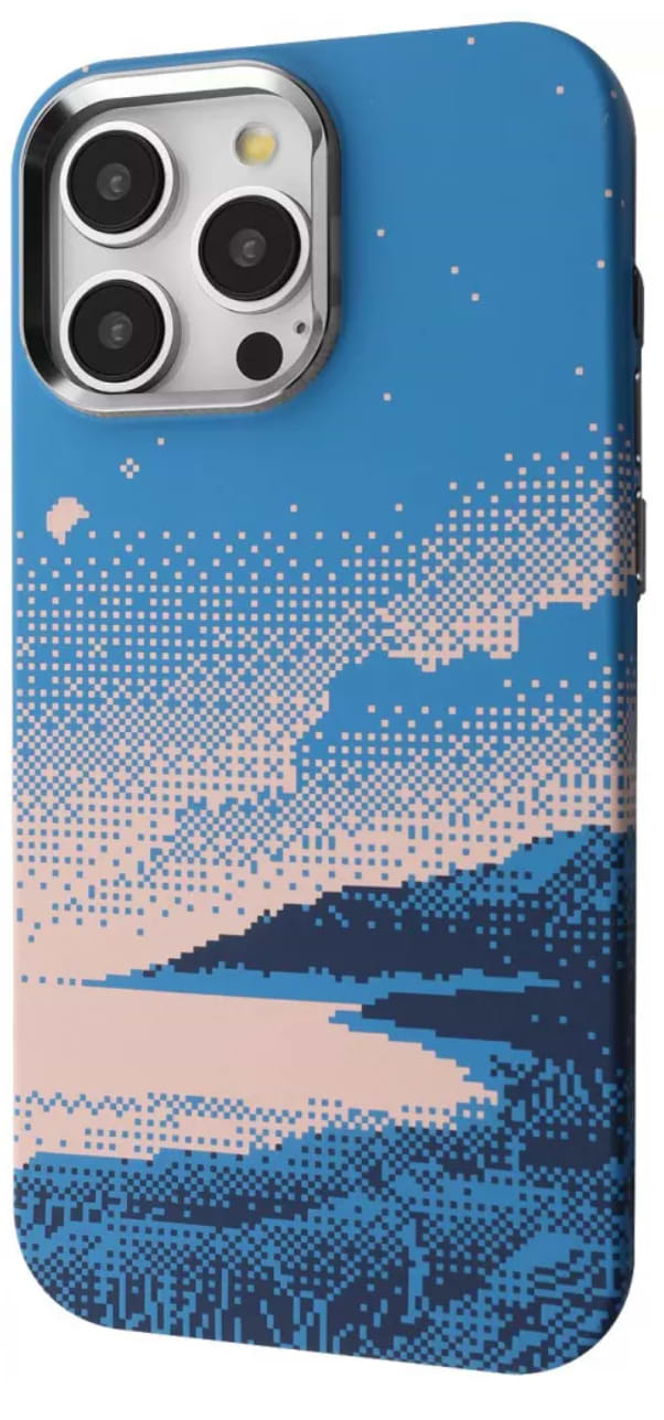 Чохол для смартфону Proove Pixel Case with Magnetic Ring iPhone 15 Pro Max blue river (PCPXIP15PMC3)