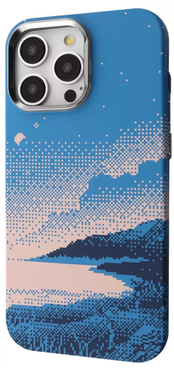 Чохол для смартфону Proove Pixel Case with Magnetic Ring iPhone 15 Pro blue river (PCPXIP15P0C3)