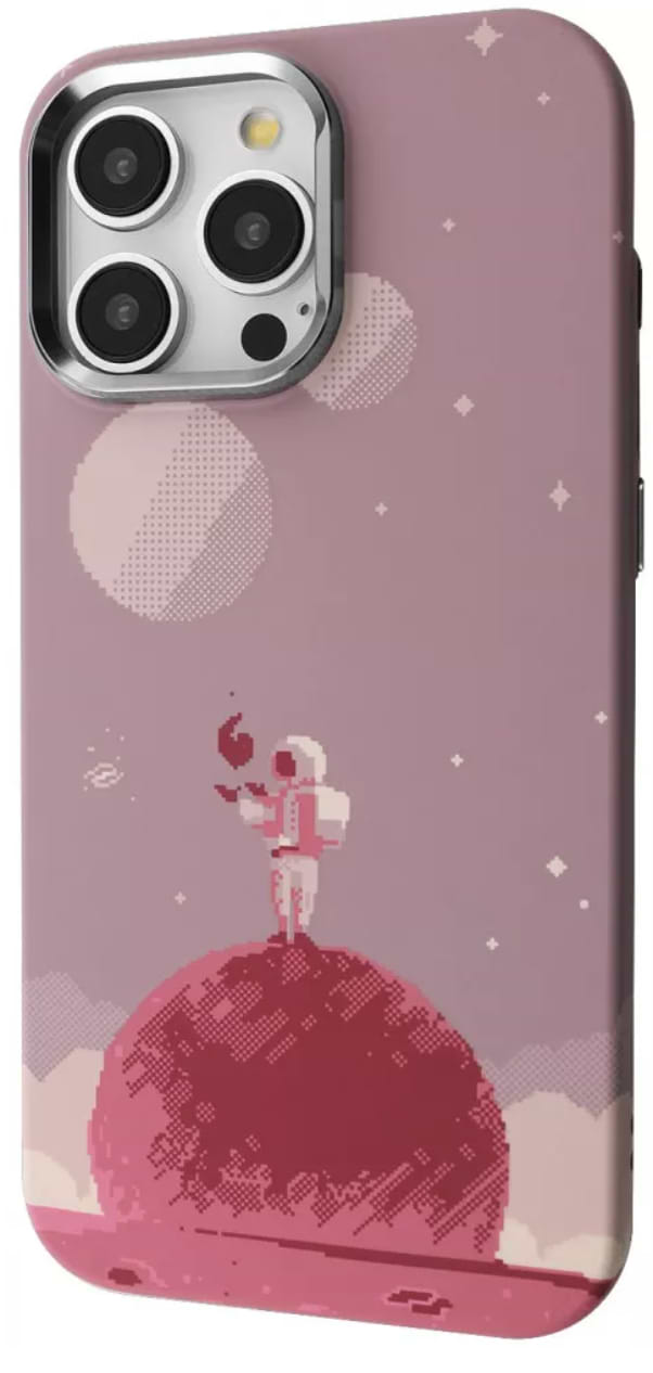 Чохол для смартфону Proove Pixel Case with Magnetic Ring iPhone 15 Pro astronaut (PCPXIP15P0C1)