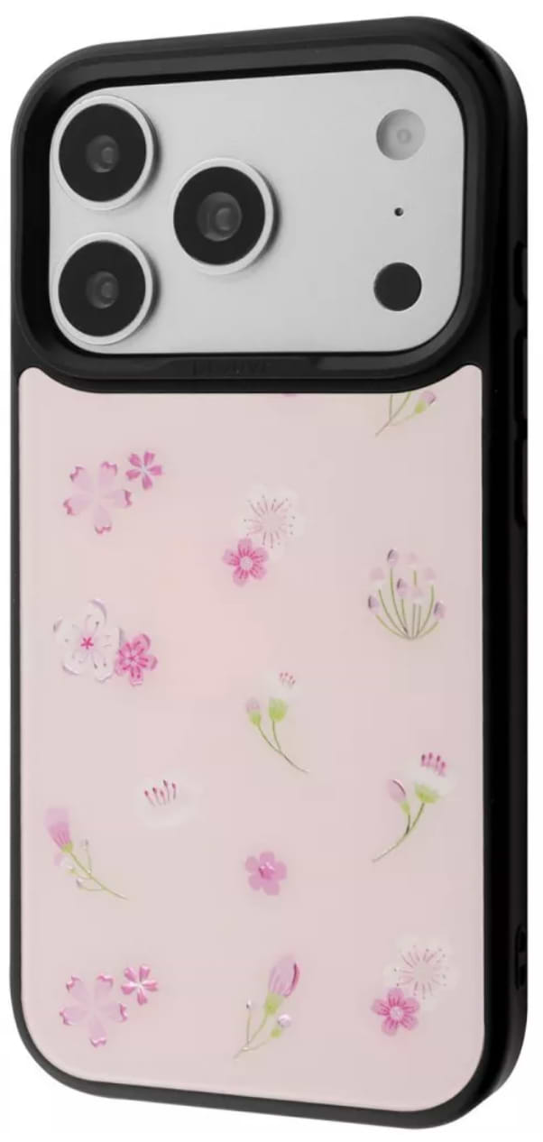 Чохол для смартфону Proove Muse Fleur Case with Magnetic Ring iPhone 17 Pro/18 Pro pink flower (PCMFIP17P0B7)