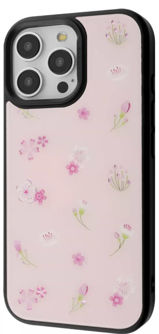Чохол для смартфону Proove Muse Fleur Case with Magnetic Ring iPhone 15 Pro pink flower (PCMFIP15P0B7)