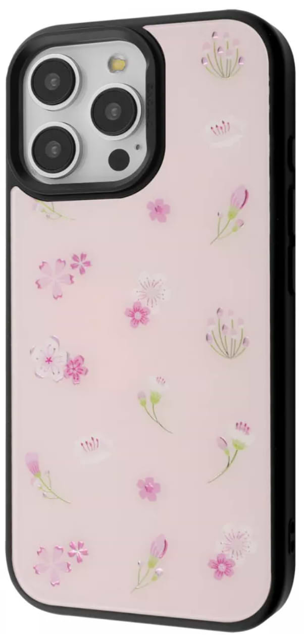 Чохол для смартфону Proove Muse Fleur Case with Magnetic Ring iPhone 15 Pro Max pink flower (PCMFIP15PMB7)