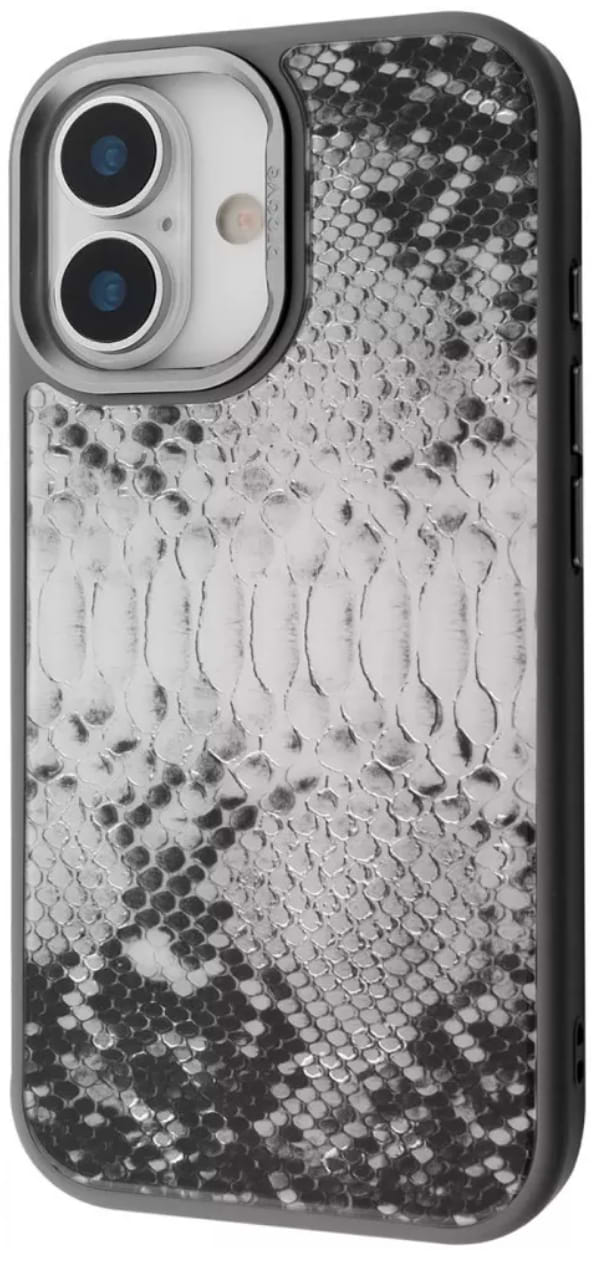 Чохол для смартфону Proove Muse Animal Case with Magnetic Ring iPhone 17 gray snake (PCMAIP1700B9)