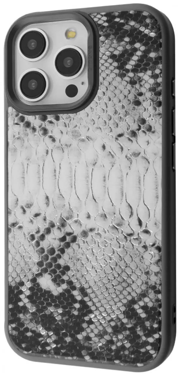 Чохол для смартфону Proove Muse Animal Case with Magnetic Ring iPhone 16 Pro Max gray snake (PCMAIP16PMB9)