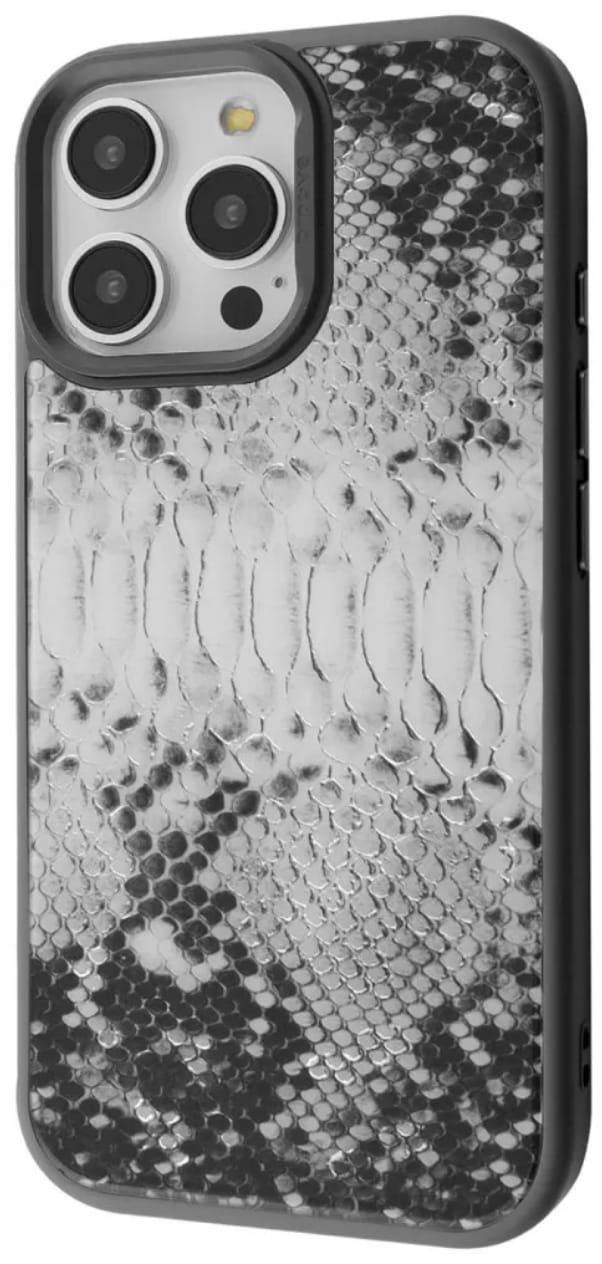Чохол для смартфону Proove Muse Animal Case with Magnetic Ring iPhone 16 Pro gray snake (PCMAIP16P0B9)