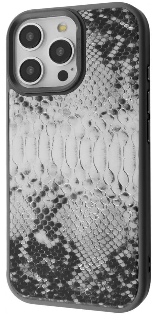 Чохол для смартфону Proove Muse Animal Case with Magnetic Ring iPhone 15 Pro Max gray snake (PCMAIP15PMB9)