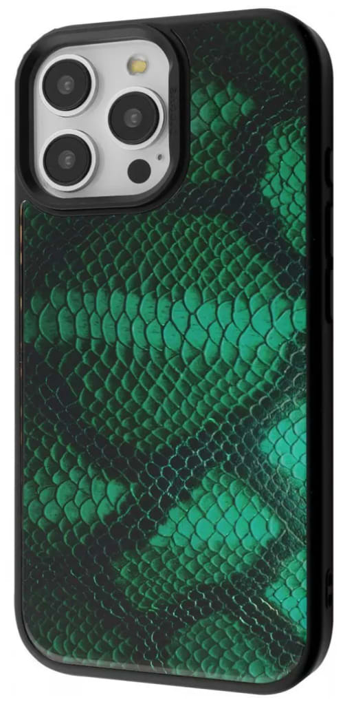Чохол для смартфону Proove Muse Animal Case with Magnetic Ring iPhone 15 Pro green snake (PCMAIP15P0C1)