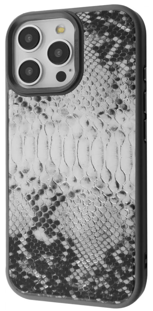 Чохол для смартфону Proove Muse Animal Case with Magnetic Ring iPhone 15 Pro gray snake (PCMAIP15P0B9)