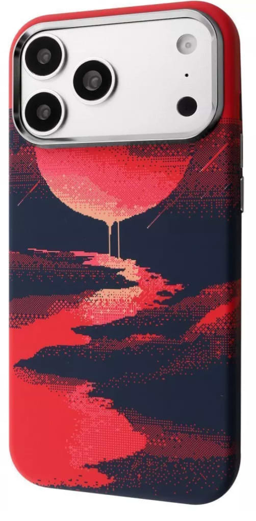Чохол для смартфона Proove Pixel Case with Magnetic Ring iPhone 17 Pro Max/18 Pro Max red moon (PCPXIP17PMC2)