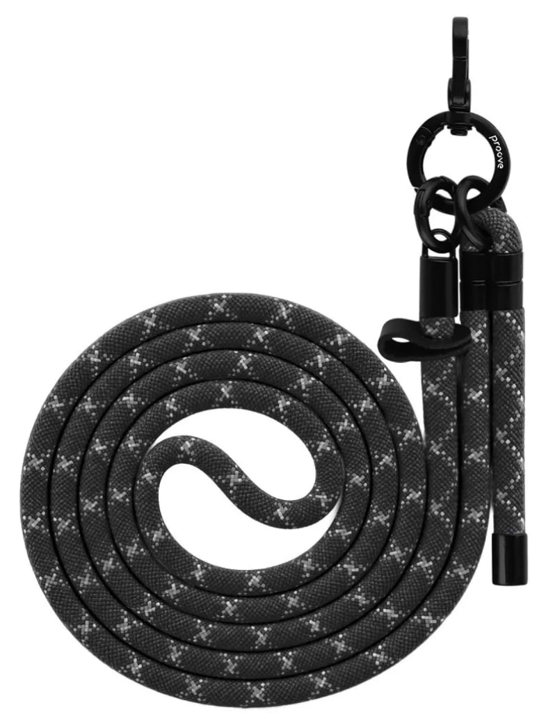 Ремінець для смартфону Proove Twist Check Cross-Body Strap black/white (PSBSUNCC1555)