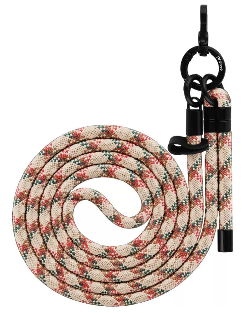 Ремінець для смартфону Proove Twist Check Cross-Body Strap beige/red (PSBSUNCC1564)