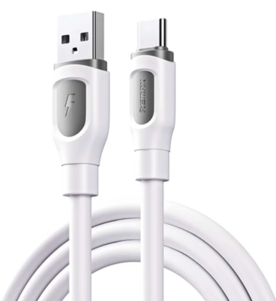 Кабель Remax Ruinay Series 2.4A Fast Charging Data Cable 1M RC-C113 A-C-White (6954851219583)