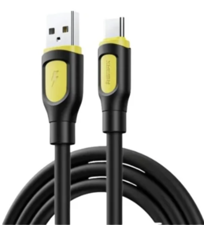 Кабель Remax Ruinay Series 2.4A Fast Charging Data Cable 1M RC-C113 A-C-Black (6954851219576)