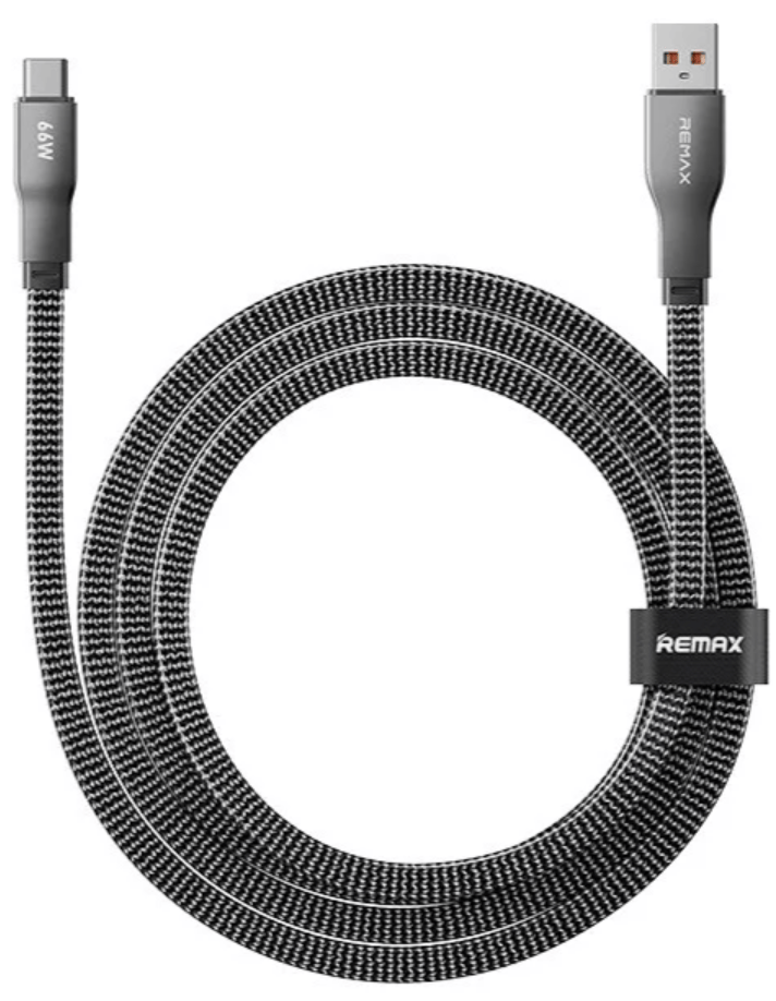 Кабель Remax Pisces Series Zinc Alloy Braided Data Cable CB37 1.2M (A-C)-66W (6954851262398)