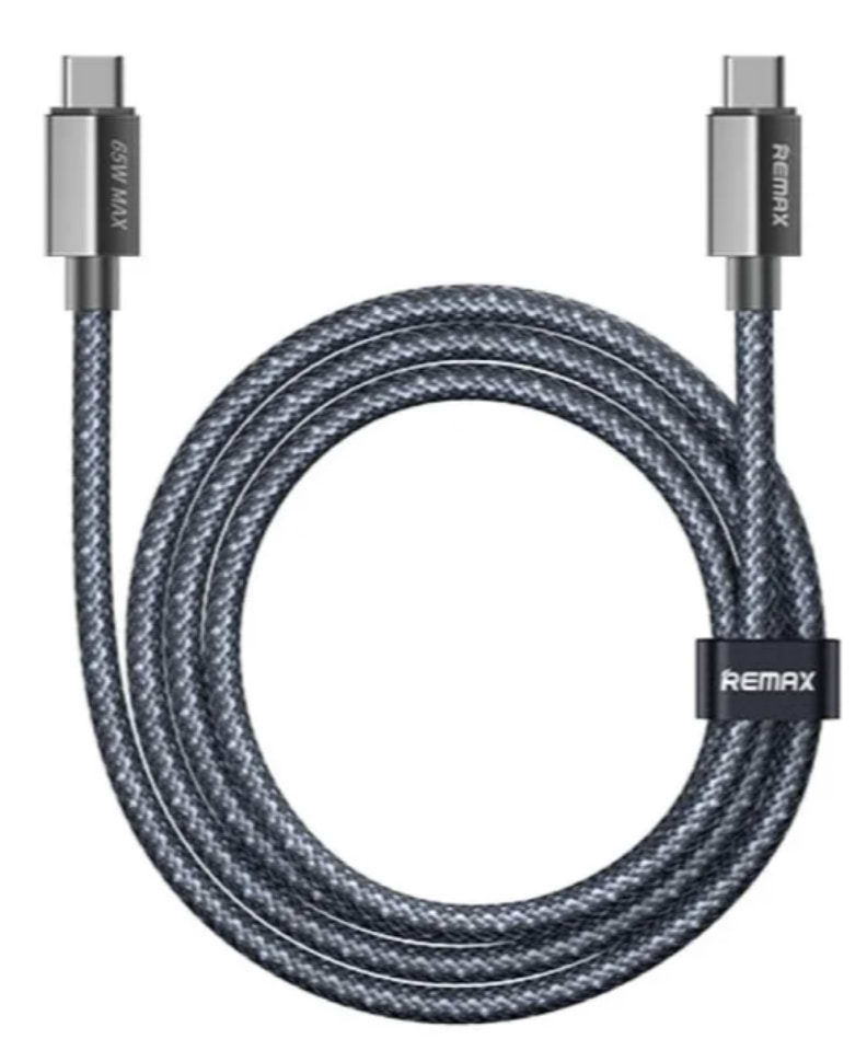 Кабель Remax Phantom aluminum alloy light fast charging braided data cable 1.2M CB01(C-C) (6954851235071)