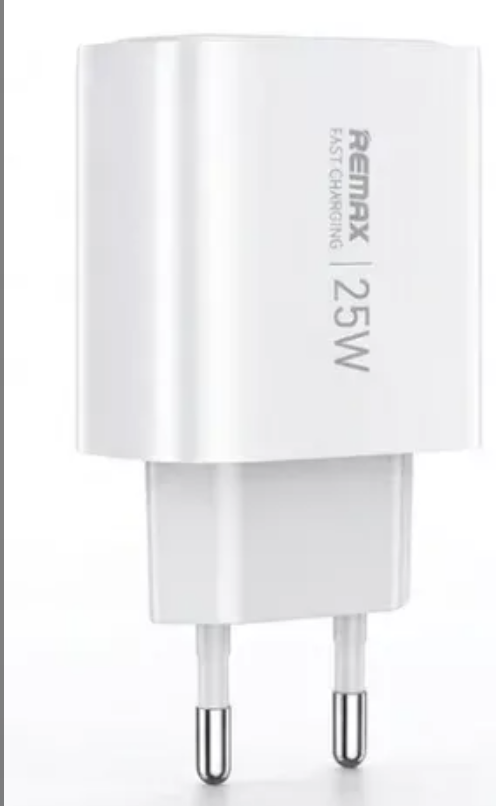 Мережевий зарядний пристрій Remax Kiddy Series 25W 1C Fast Charger RP-U137 White (6954851212676)