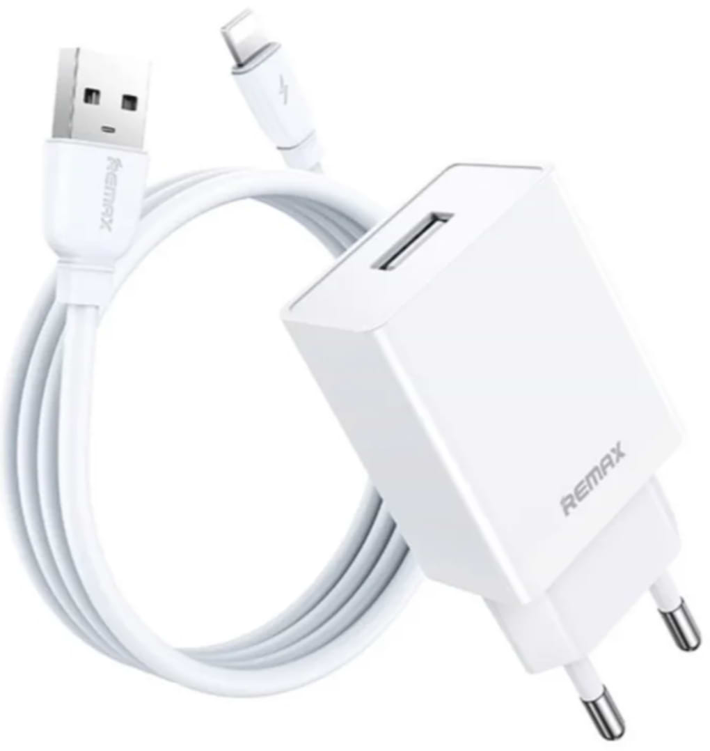 Сетевое зарядное устройство Remax Kiddy Series 2.4A RP-Charger Set with Cable U95 Micro (6954851218173)