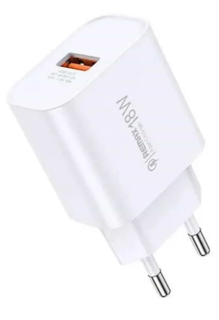 Мережевий зарядний пристрій Remax Kiddy Series 18W 1U Fast Charge RP-U119 EU-White (6954851213208)