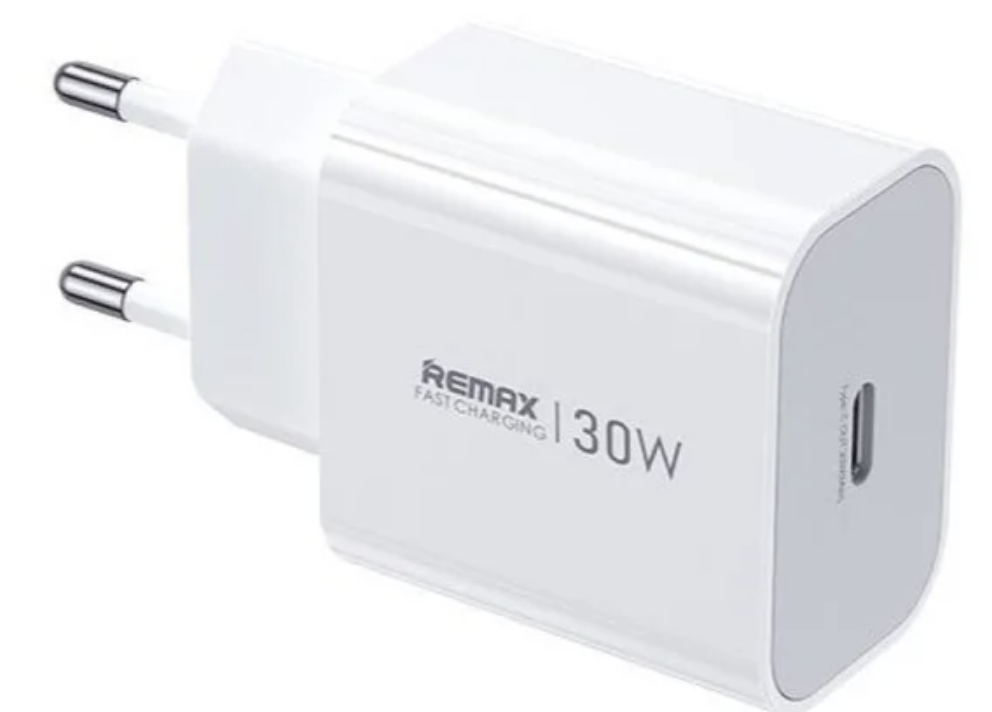 Сетевое зарядное устройство Remax Huiying GaN Fast Charging Charger CA09(C30W) EU-white (6954851252085)