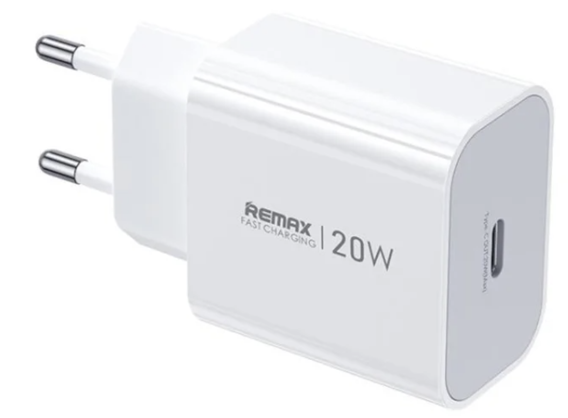 Сетевое зарядное устройство Remax Huiying GaN Fast Charging Charger CA08(C20W) EU-white (6954851252054)