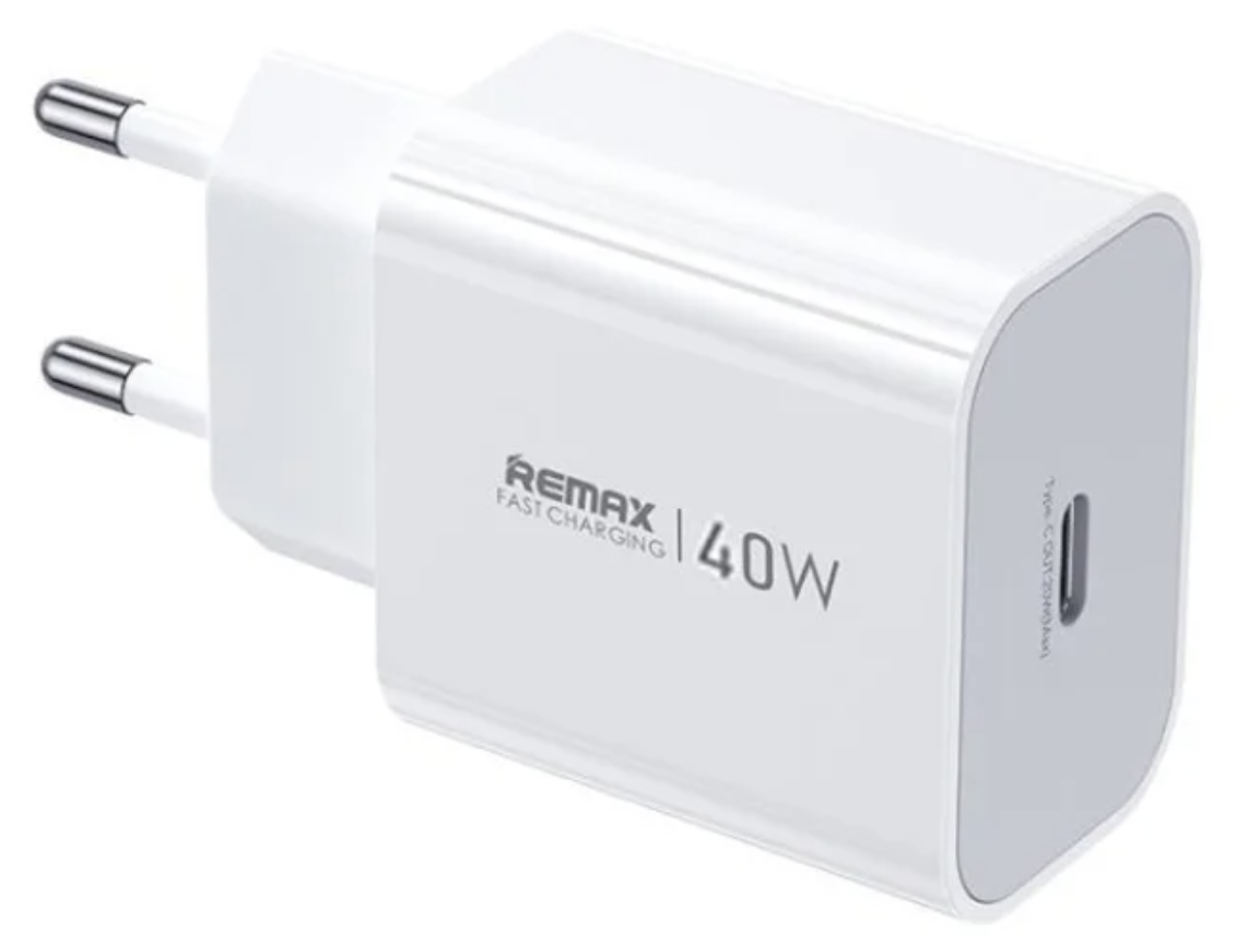Сетевое зарядное устройство Remax Huiying GaN Fast Charging Charger CA10(C40W) EU-white (6954851252122)