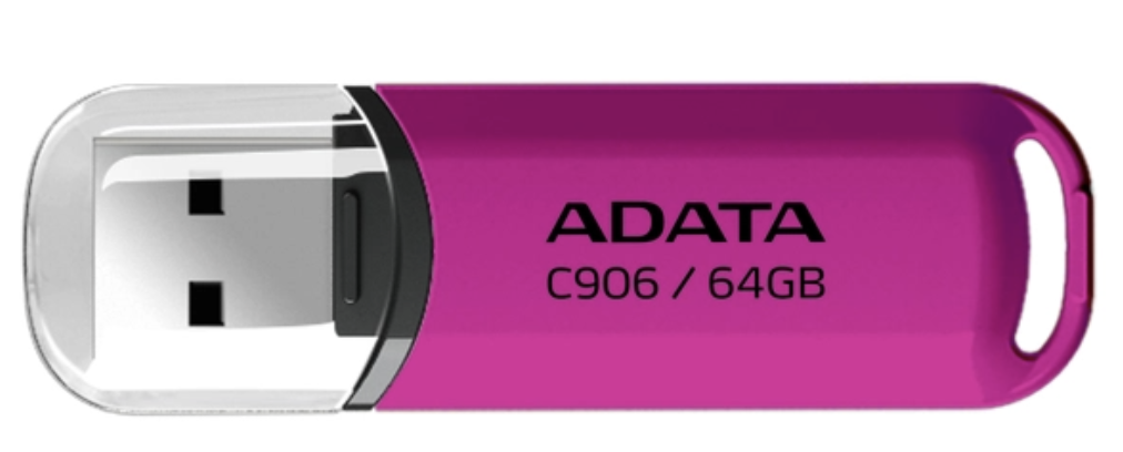 Флеш USB ADATA USB 2.0 C906 64Gb Purple Pink (AC906-64G-RPP)