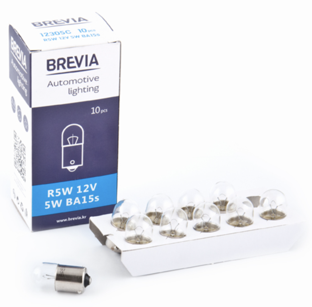 Автолампа Brevia R5W 12V 5W BA15s CP (12305C)