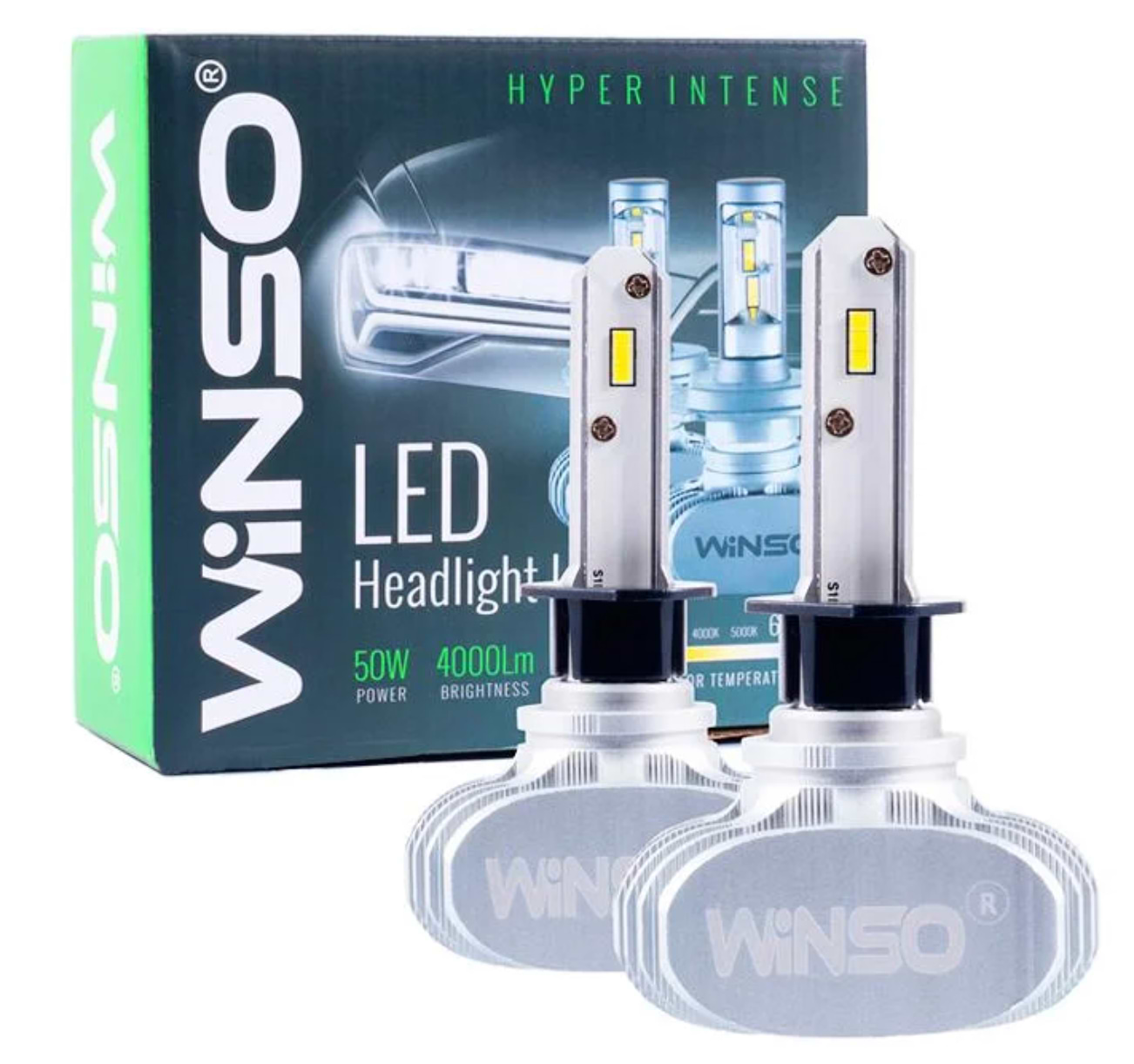 Автолампа Winso LED H1 12/24V 40Вт 4000Лм. 6000K CSP Cree Chip (791100)