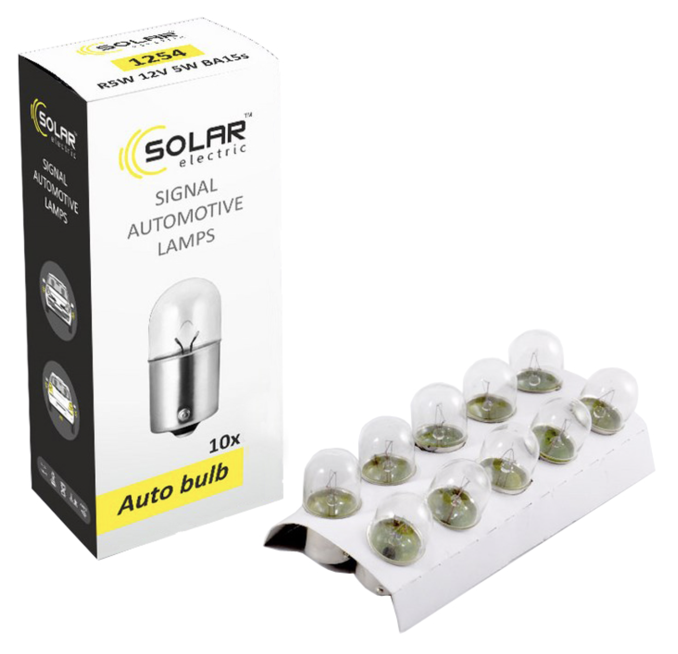 Автолампа Solar R5W 24V 5W BA15s (2454)