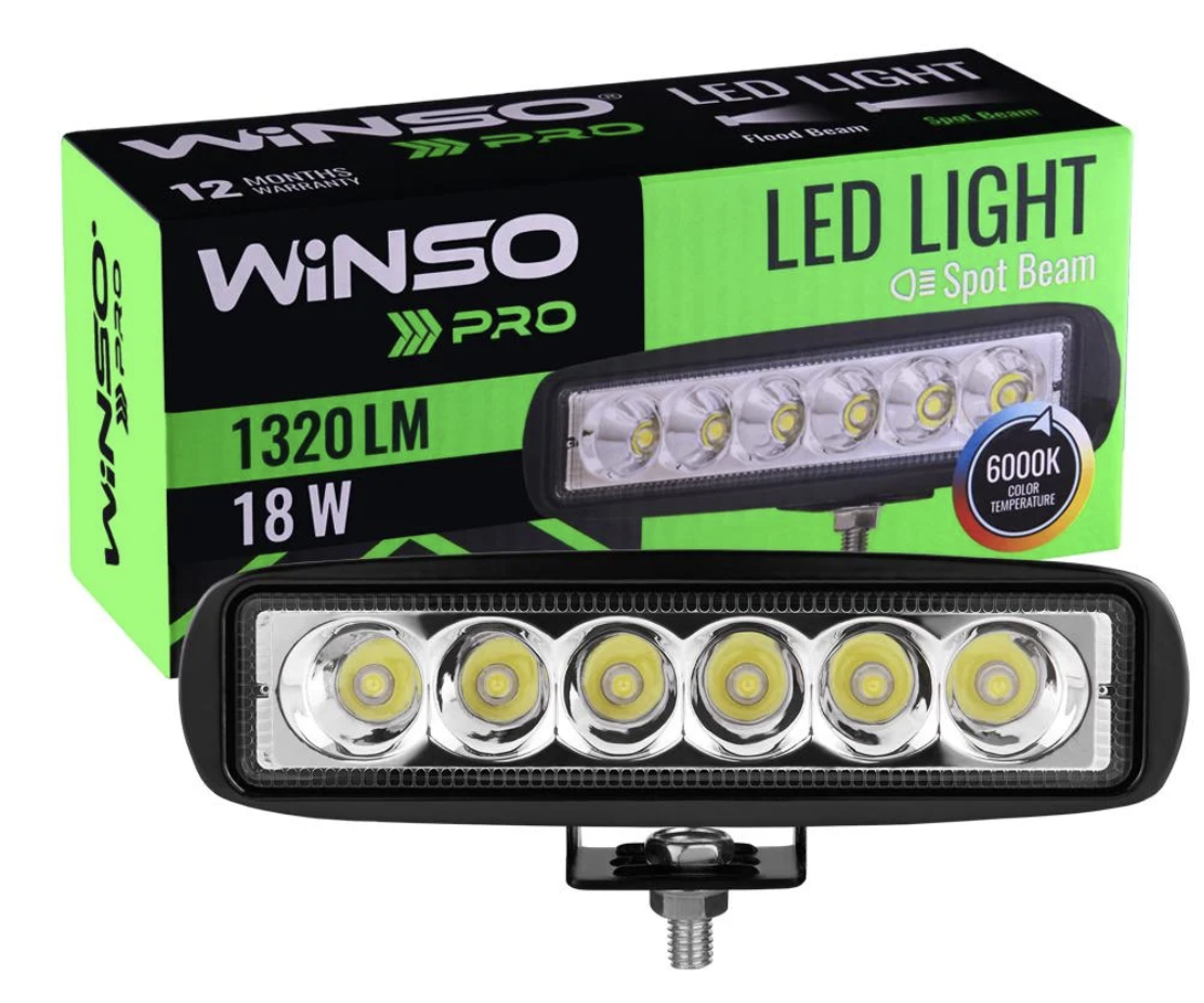 Автолампа Winso Pro 10-30В 18Вт (780220)
