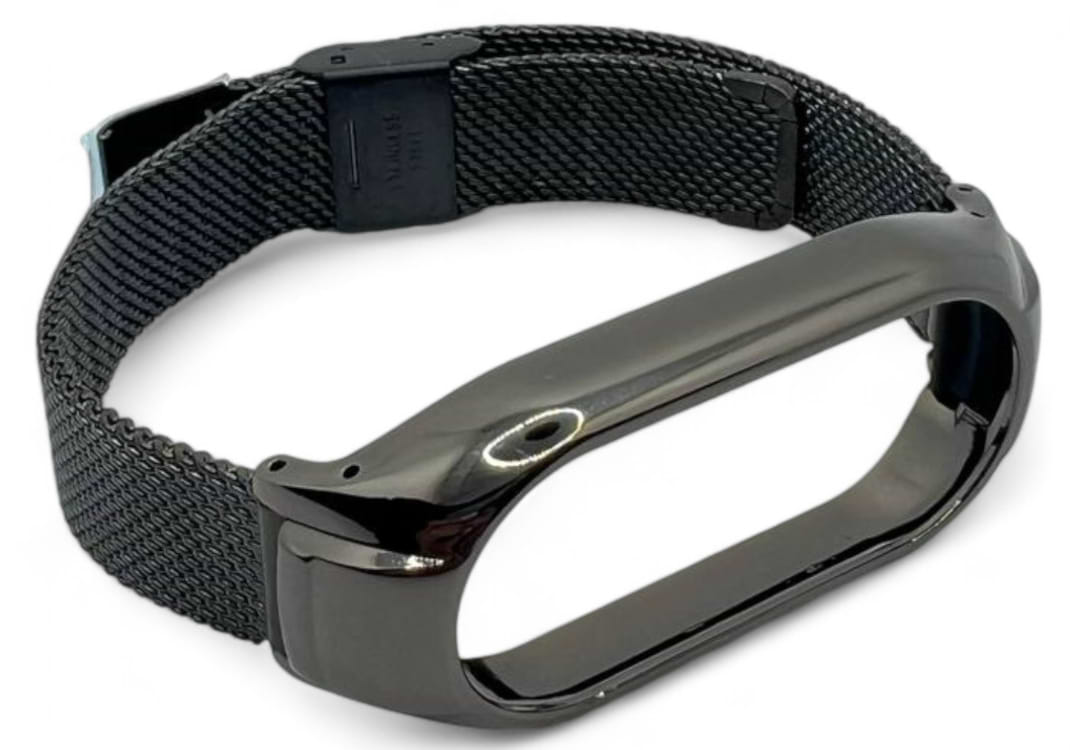 Ремешок для фитнес-браслета BeCover Metal for Xiaomi Mi Smart Band 10 Black (713623)
