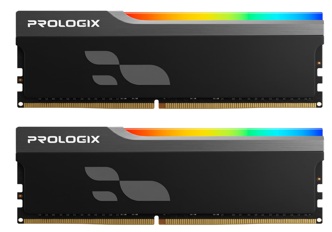 Память DDR ProLogix DDR4 2x8GB/3200 Prologix Onyx Black RGB (PRO16GB3200YBR4K)