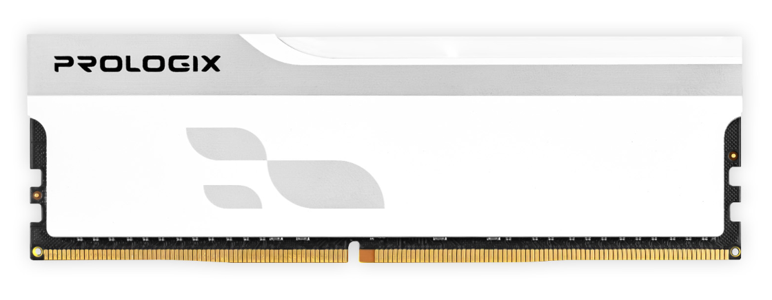 Память DDR ProLogix DDR5 16GB/6000 Prologix Onyx White (PRO16GB6000YW5)