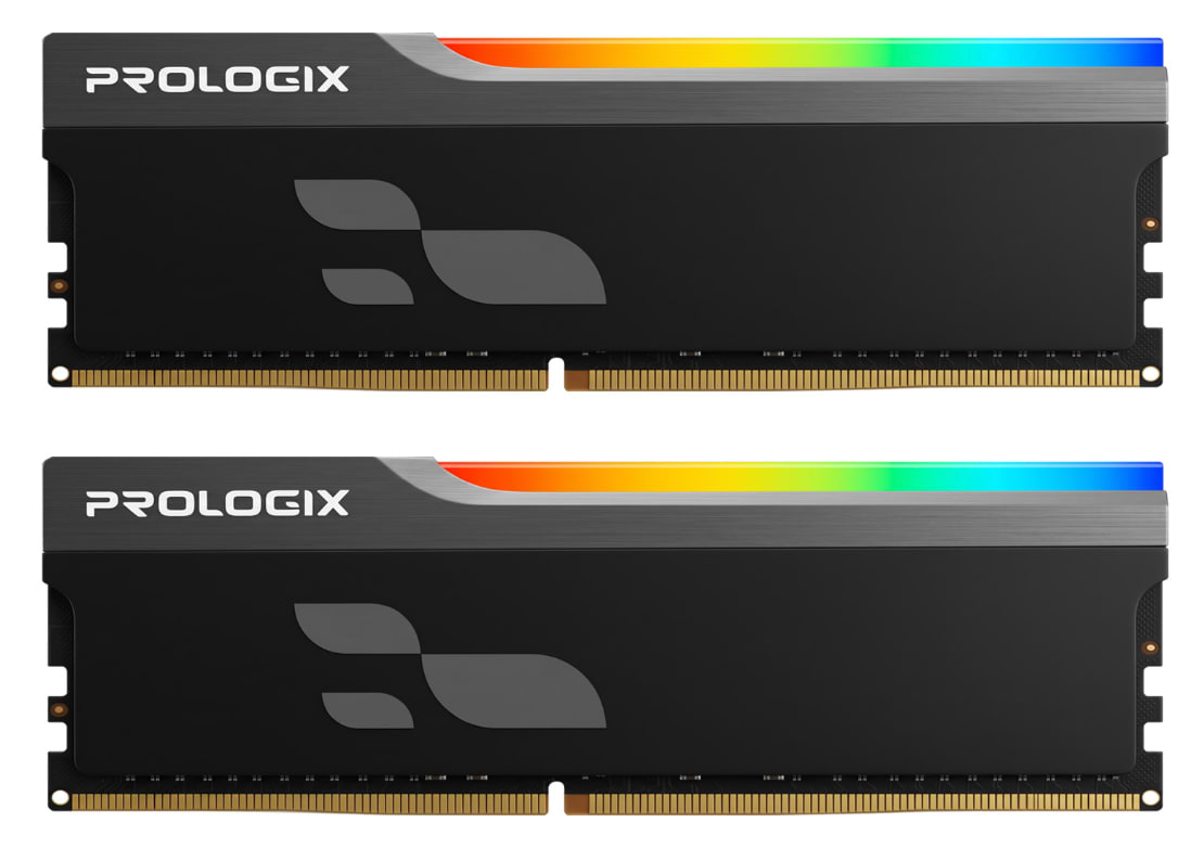 Память DDR ProLogix DDR4 2x16GB/3200 Prologix Onyx Black RGB (PRO32GB3200YBR4K)