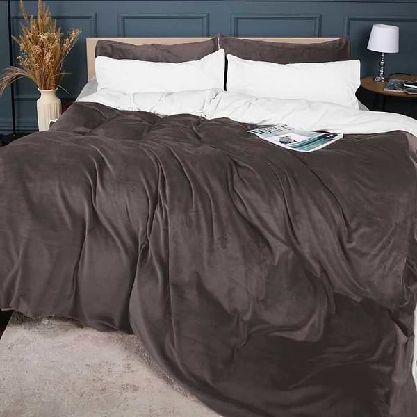 Фото - Комплект постільної білизни дитячий MirSon Велюр Winter Frost 28-0001 + 28-0005 Snowdrop Velvet 110х140 (2200004004198)