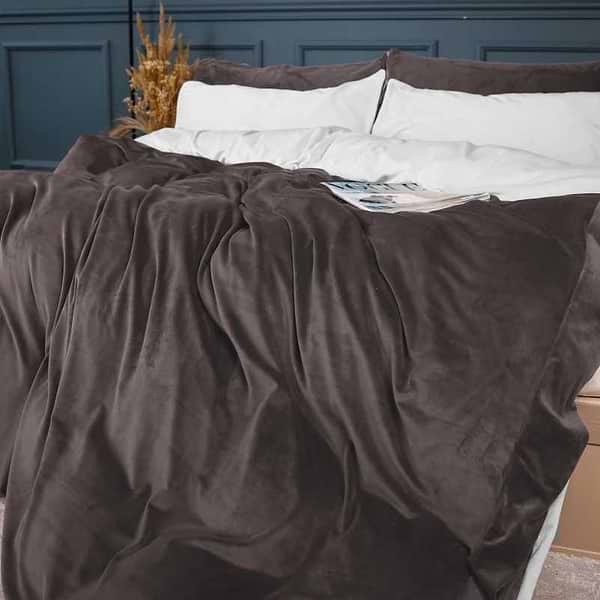 Фото - Комплект постільної білизни дитячий MirSon Велюр Winter Frost 28-0001 + 28-0005 Snowdrop Velvet 110х140 (2200004004198)