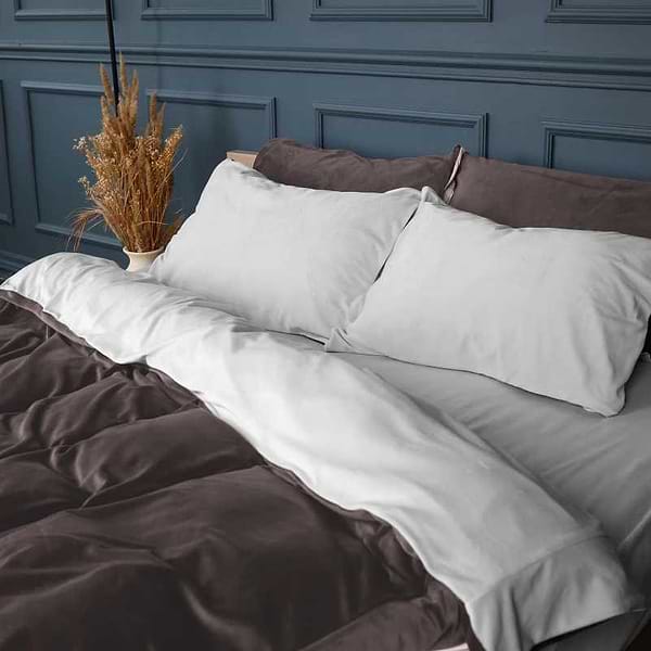 Фото - Комплект постільної білизни дитячий MirSon Велюр Winter Frost 28-0001 + 28-0005 Snowdrop Velvet 110х140 (2200004004198)