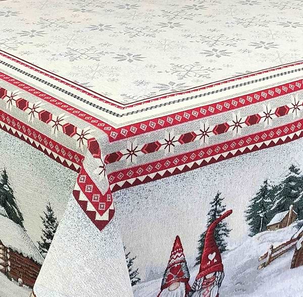 Фото - Скатерть прямоугольная Прованс 130х140 Snowfall (023407)