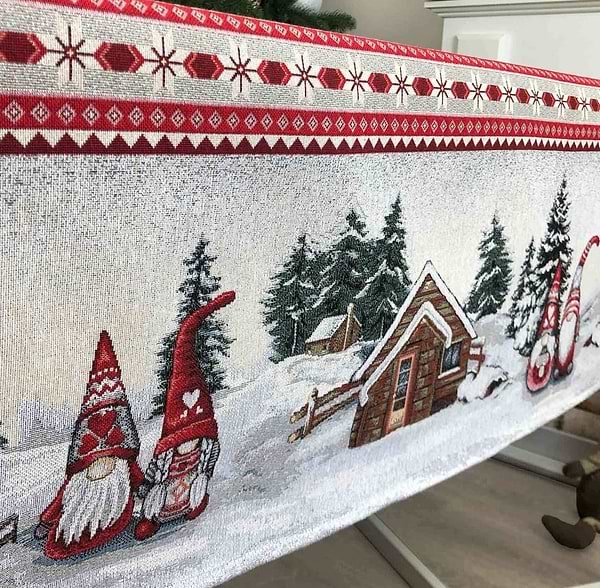 Фото - Скатерть прямоугольная Прованс 130х140 Snowfall (023407)