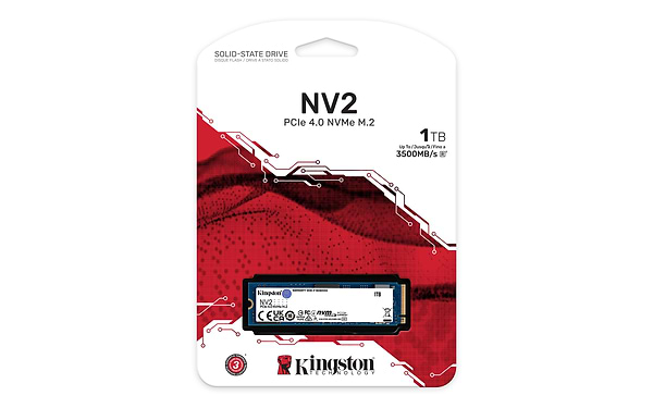Фото - SSD-накопичувач внутрішній Kingston NV2 1TB M.2 2280 NVMe PCIe 4.0 x4 (SNV2S/1000G)