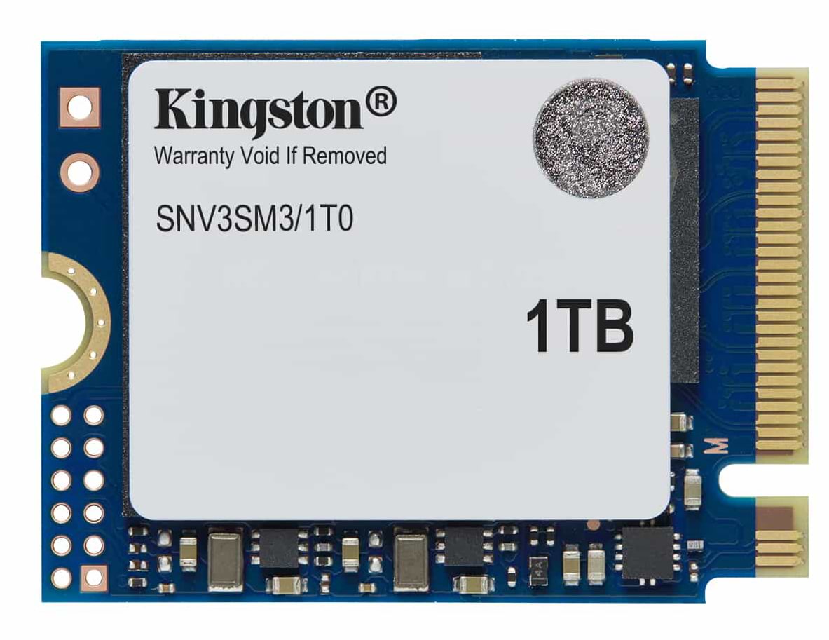 SSD-накопичувач внутрішній Kingston NV3 1000GB M.2 2230 PCIe 4.0 x4 NVMe (SNV3SM3/1T0)