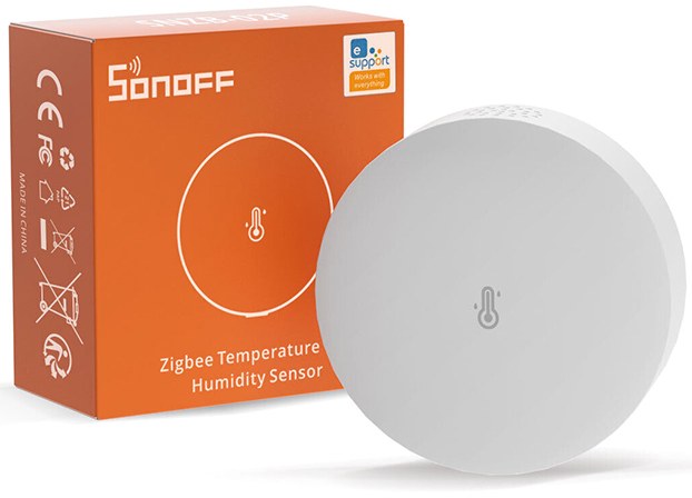 Беспроводной датчик температуры и влажности воздуха Sonoff Zigbee SNZB-02P