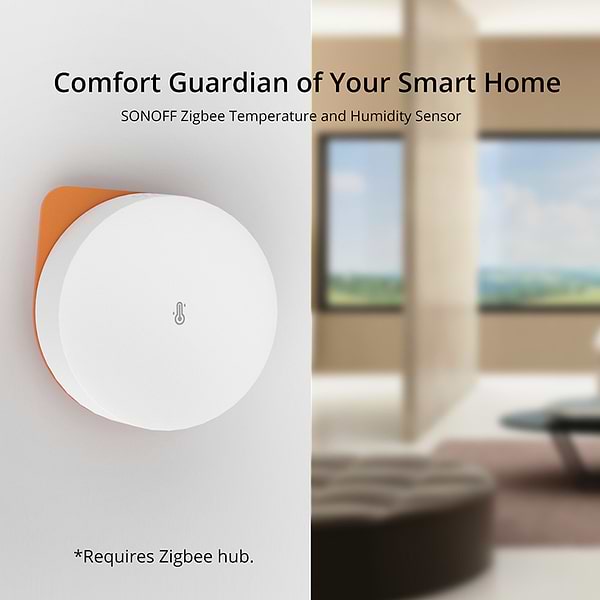 Фото - Бездротовий датчик температури і вологості повітря Sonoff Zigbee SNZB-02P
