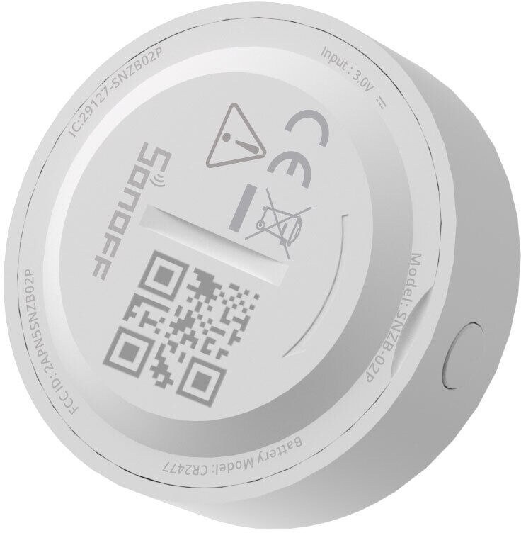 Фото - Бездротовий датчик температури і вологості повітря Sonoff Zigbee SNZB-02P